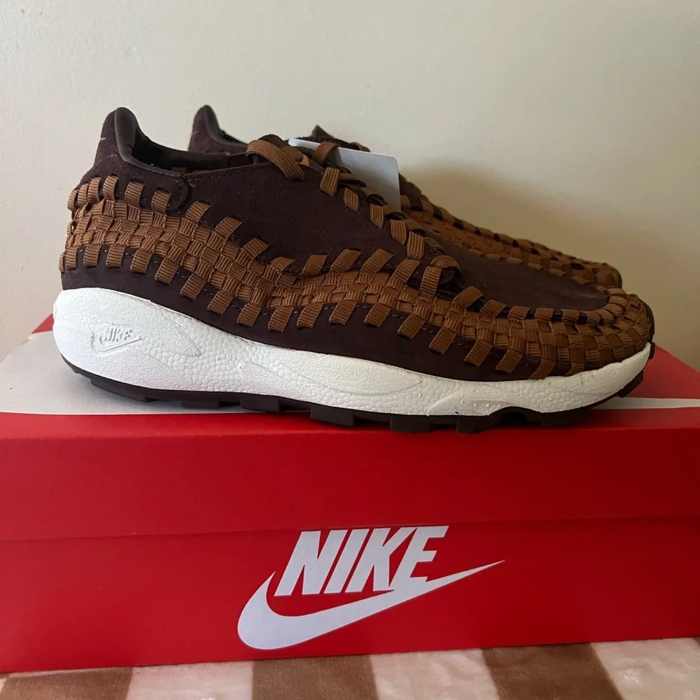 Nike Air Footscape Woven Sneakers Brown FB1959-200 Women’s Size 7.5 BNIB - Picture 2 of 14